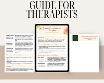 The Session Flow Guide™ Therapy Session Structure Tool | Therapist ...