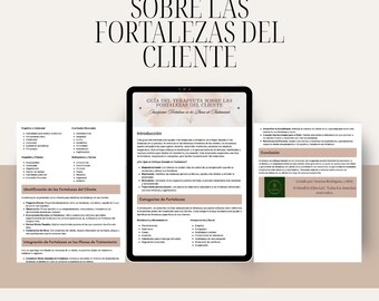 Therapist Guide: Identifying Client Strengths for Treatment Planning