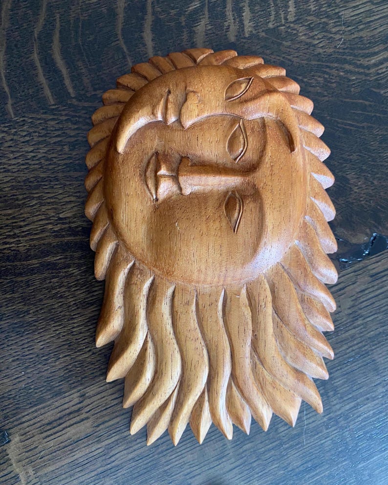 Sun and Moon Carved Wood Wall Art - Etsy