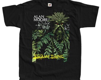 The Swamp Thing V10 Horror movie poster T-Shirt Black vintage scary all sizes S-5XL