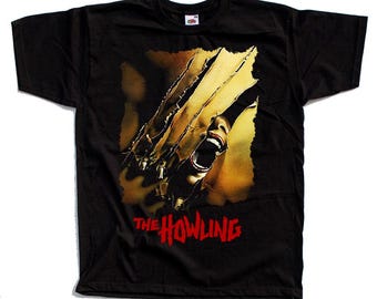 The Howling horror movie poster T-Shirt Black vintage scary all sizes S-5XL