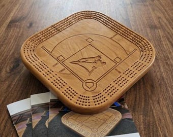 Baseball Theme Cribbage Board