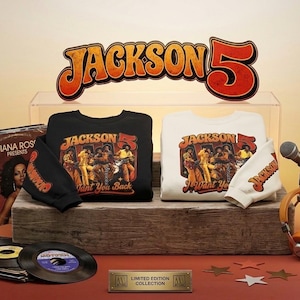 Koszulka Jackson 5 w stylu vintage, koszulka retro z Michaelem Jacksonem, koszulka z zespołem z lat 70., koszulka z grafiką „I Want You Back”, koszulka z muzyką soul, nostalgiczna odzież uliczna