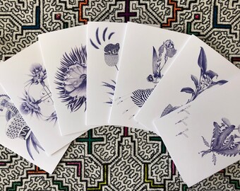 Complete Set of 7 Greeting Cards