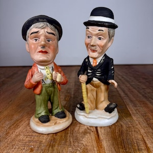 Laurel and Hardy Figurines - Etsy