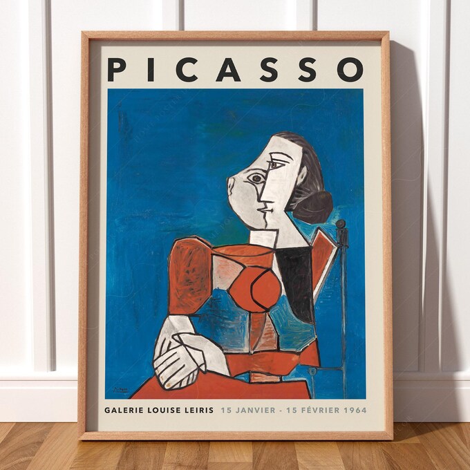 Pablo Picasso, Mirror Face, Fine Art Print – Home Poster Decor