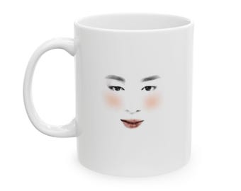 Mug en céramique inspiré des mèmes, cadeau pour fan de K-Pop, tasse à café amusante (11 oz, 15 oz)