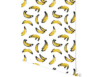 Banana leaf wallpaper | Etsy