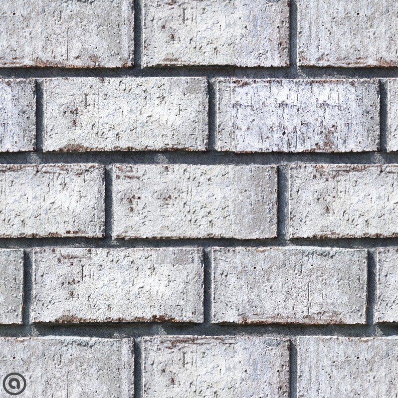 Removable Wallpaper WHITEWASHED BRICK Peel and Stick Self Etsy