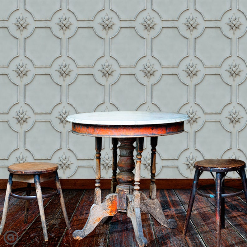 Removable WallpaperIRON TRELLIS Peel and Stick Self Etsy