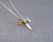 Vendita di carota di gioielli collana - gioielli di cibo - carota - personalizzati Birthstone collana - gioielli vegetariano, giardino collana, ciondolo Vegan