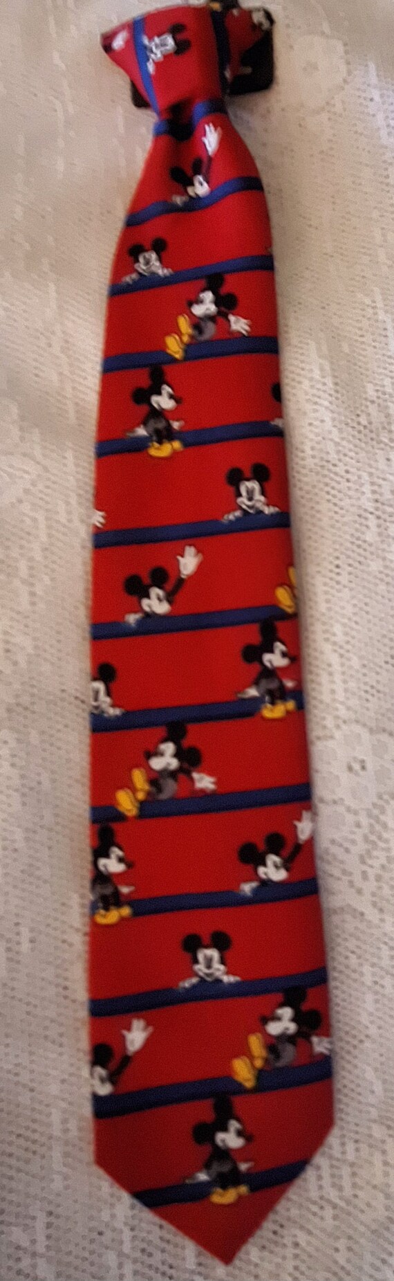 Disney Boy Mickey mouse Necktie. Snap on necktie, 