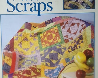 Piecing with scraps quilt book,Quilt patterns.