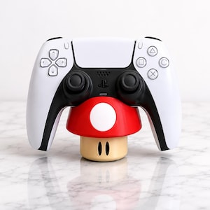 Mario Inspired Controller Stand, Gaming Controller Holder, Switch Pro Controller Stand, PS5 Controller Display, Custom Color 3D Printed
