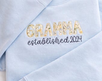 Custom Appliqué Name Sweatshirt with Script | Personalized Full Name Crewneck