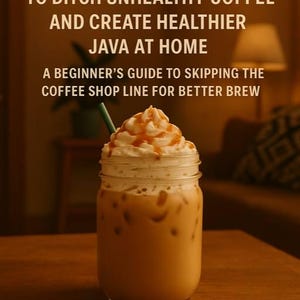 Könnte beinhalten: Eine weiße Keramik-Tasse mit schwarzem Henkel und dem Text "But First, Coffee" in fetter, schwarzer Schrift. Die Tasse steht vor einem verschwommenen Hintergrund, der eine gemütliche Umgebung suggeriert.