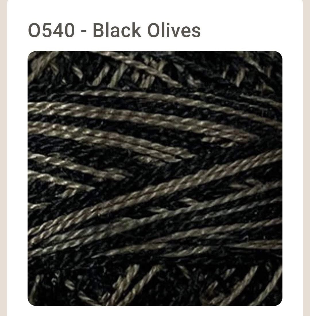 24 Black Anchor Cotton Embroidery Thread skeins / Floss (Noir) for Cross /  Long Stitch