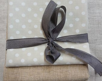 Japanese fabrics / Cotton Fabrics / Japanese cotton fabrics / polka dot fabric / wrinkly fabric