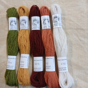 French Merino Wool Floss: Fine Aubusson Embroidery Thread
