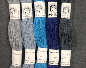 Wool French Floss / Wool Floss / Embroidery Floss / Visible Mending / Sashiko Stitching / Mending / Merino Wool Thread / Embroidery thread