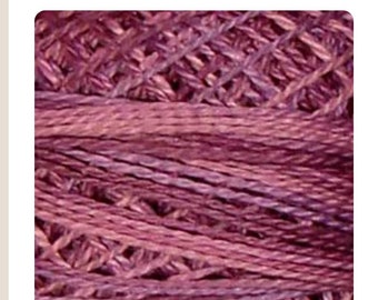 Valdani Thread Perle Cotton Size 12 /Color M18 / Iris Petals Color/ Hand Quilting thread / Machine quilting / applique thread/ wool applique