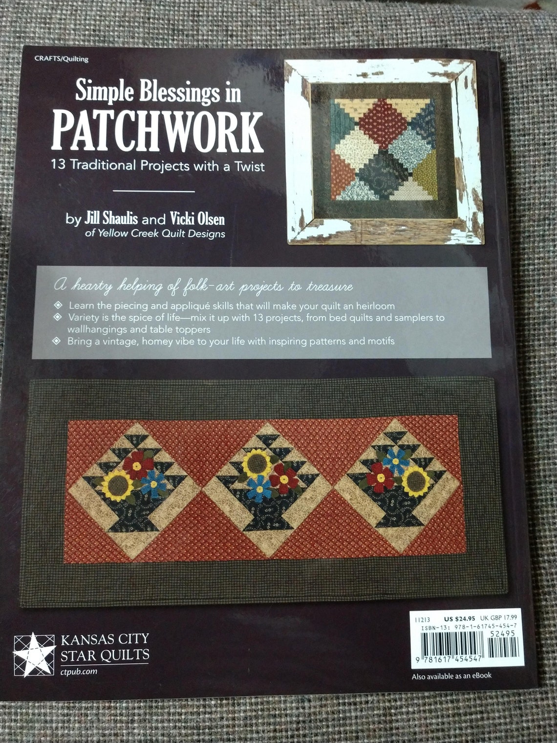 Yellow Creek Quilt Designs/simple Blessings in Patchwork/13 Etsy