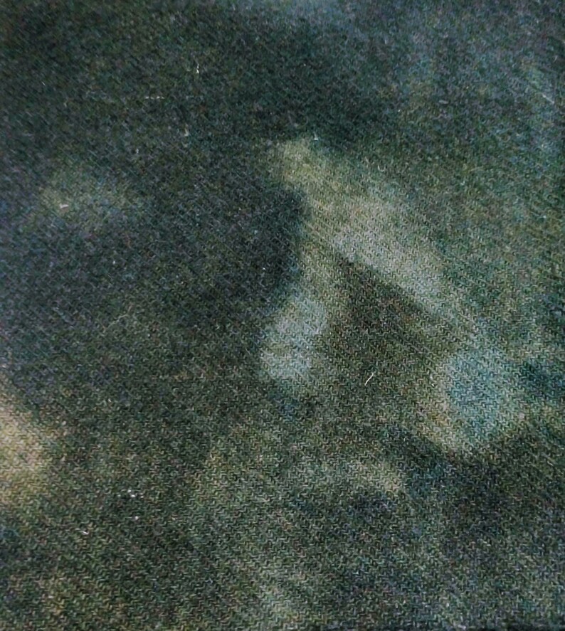 Felted Wool / Dark Forest Green Wool / Rug Hooking Wool/ Penny Etsy