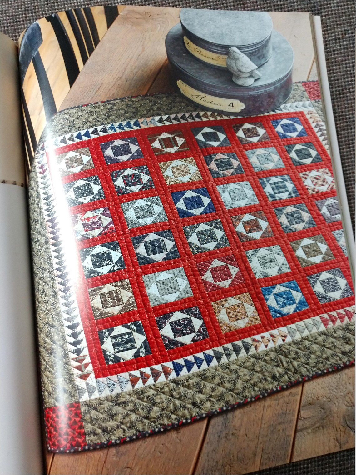 Jo Morton Book / Hearth and Home/ 13 Reproduction Quilts from Etsy