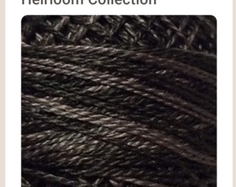 Valdani perle cotton thread/ Size 12/ Color H212/ Color name  Faded Brown/ Heirloom Collection/ Wool applique thread/ Embroidery thread