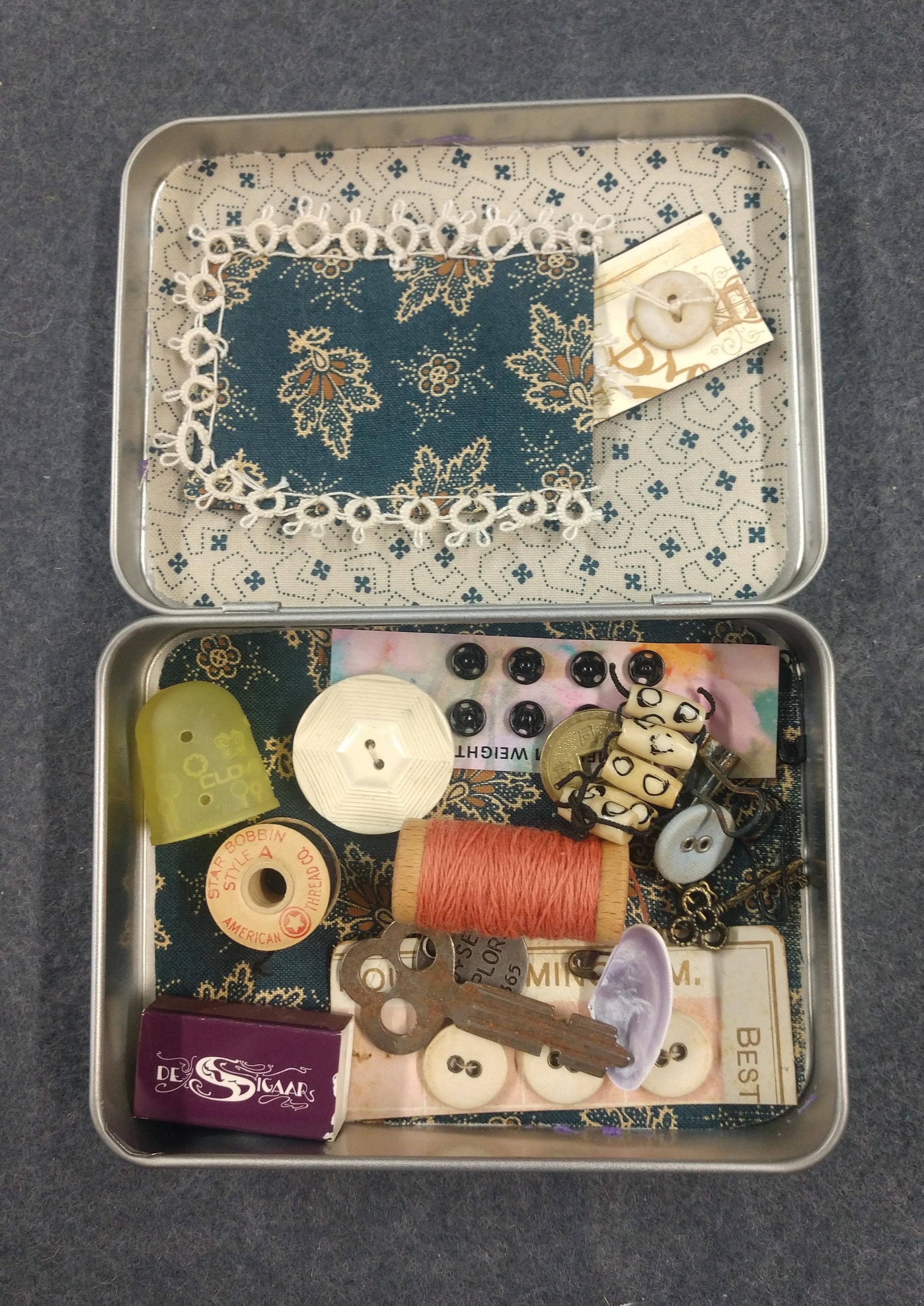 Small Tin Box, Storage Organization Box, Jewellery Box, Gift Box, Christmas  Gift Box, Tiny Box 