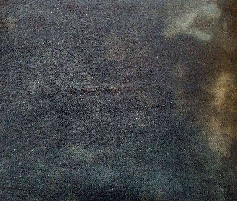 Felted Wool / Dark Forest Green Wool / Rug Hooking Wool/ Penny Etsy