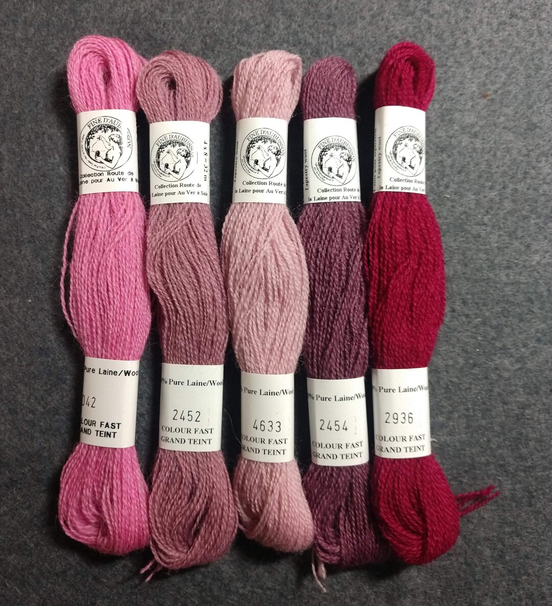 French Wool Floss / Wool Floss / Embroidery Floss / Embroidery Thread