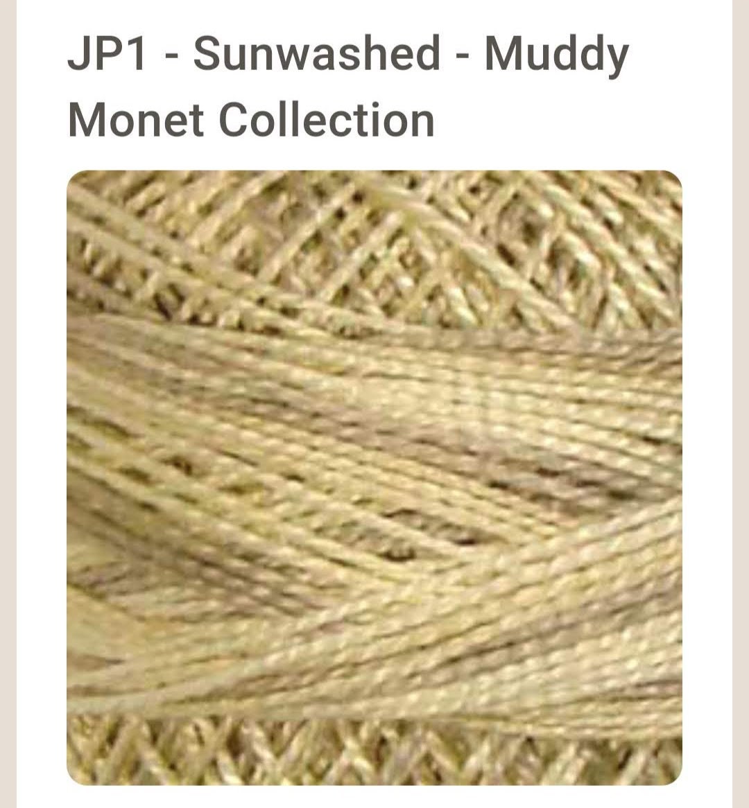 Valdani 3 Strand Embroidery Floss Muddy Monet - A Threaded Needle