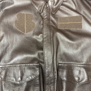 Vintage Avirex A-2 Bomber Flight Jacket Men’s 48 USA Goatskin Leather image 6