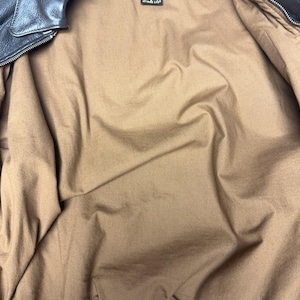 Vintage Avirex A-2 Bomber Flight Jacket Men’s 48 USA Goatskin Leather image 3
