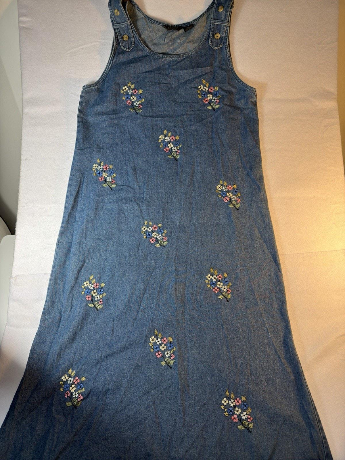 90s rave fancy dress 90's Denim Hand Painted Fish Dress – The Neighbourhood Vintage Store