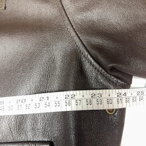 Vintage Avirex A-2 Bomber Flight Jacket Men’s 48 USA Goatskin Leather image 8