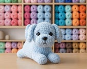 Puppy Crochet Pattern, Crochet Dog Pattern PDF, Chunky Puppy Plushie, Cute Dog Toy, Baby Puppy Tutorial, Kawaii Dog Craft, Instant Download