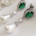 see more listings in the Bridal Earrings Pearl  section