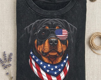 Chemise hot-dog 4 juillet, chemise drôle de drapeau patriotique des Etats-Unis, chemise de jour de l'indépendance, chemise d'humour américain, chemise graphique de chien patriotique mignon