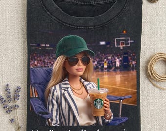 Chemise de créature littéralement juste un blanchissant aux couleurs de confort, chemise mème de poupée effet vieilli, chemise de basket-ball pour maman, chemise de sport pour maman, t-shirt Game Day