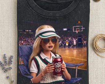 Chemise de créature littéralement juste un blanchissant, chemise drôle de visage de poupée, chemise de maman de basket-ball, chemise de poupée Dr Pepper, chemise de basket-ball de jour de match