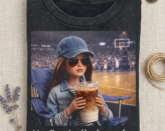 Chemise créature littéralement juste un blanchissant, chemise mème visage de poupée drôle, chemise basket-ball maman, chemise sport maman, chemise de basket-ball Game Day