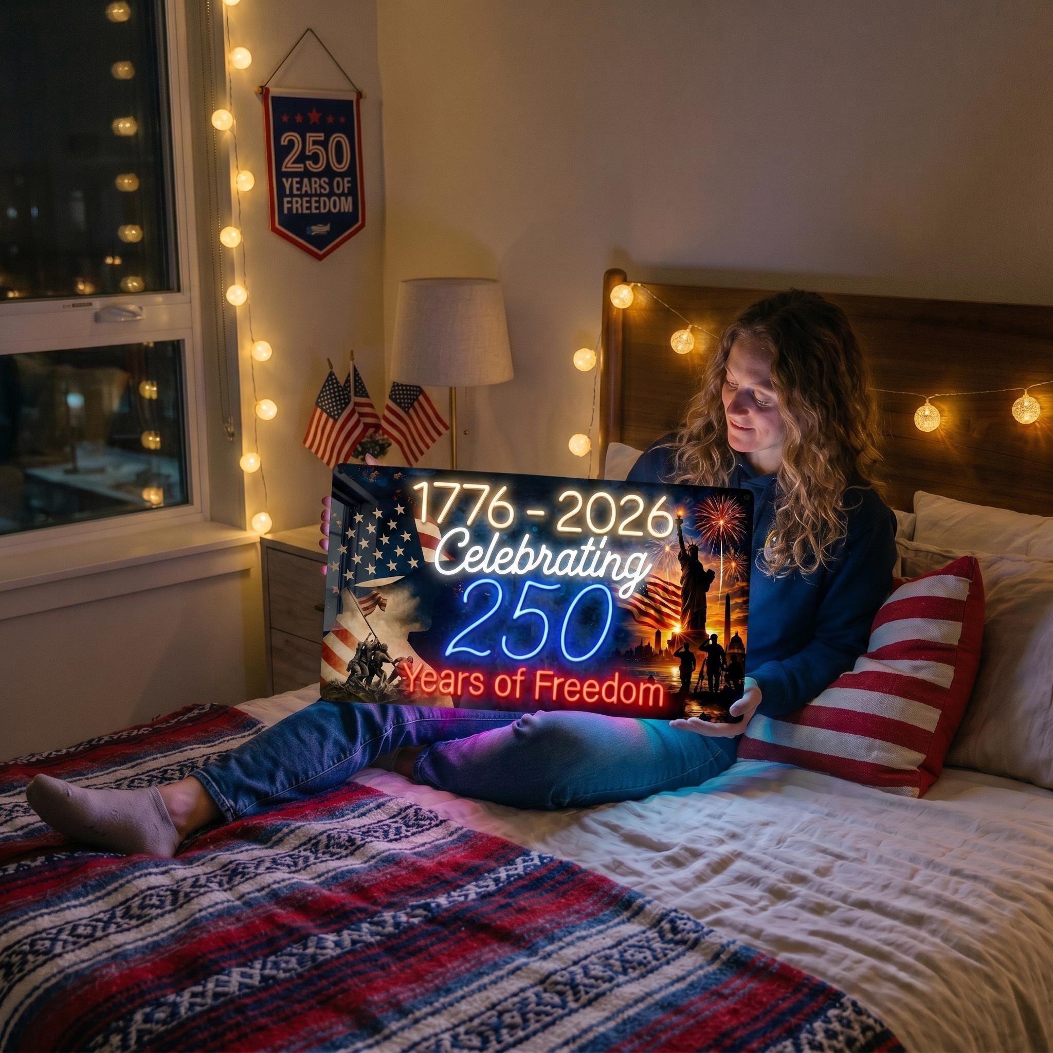 250th Neon Sign - Etsy