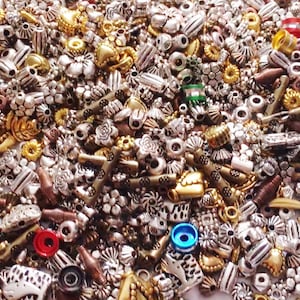 Bulk SPACERS Charm lot Silver tibetan silver gold bronze alloy metal mix choose  spacers mixed styles and colors