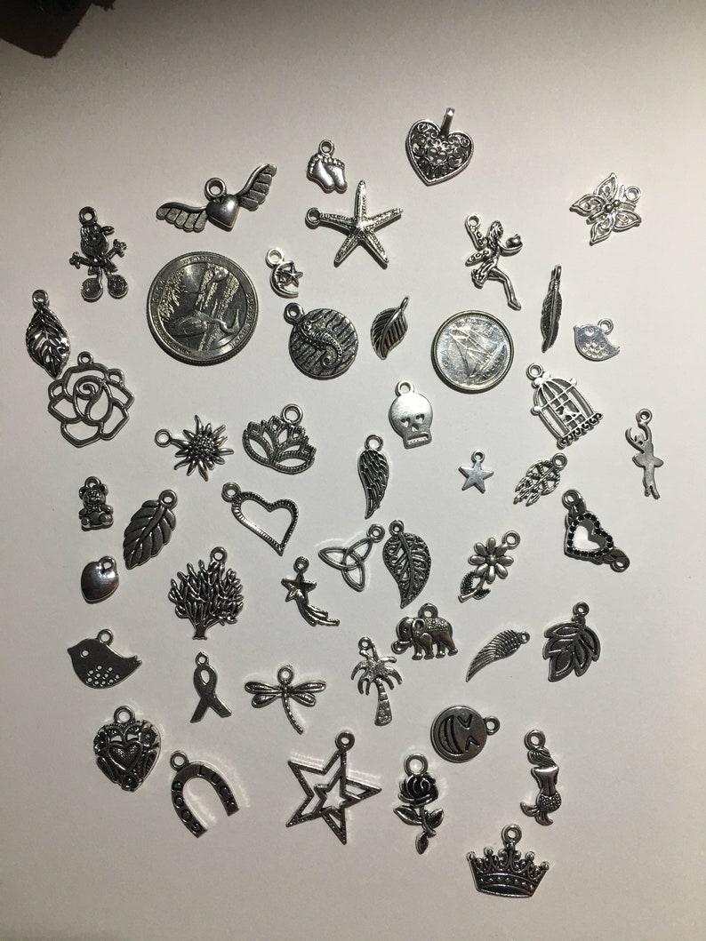 Liquidation Bulk Charms Lot, pendant charm mix, assorted charms or request some themes image 8