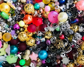 Mystery Bead & Venus finden Mix, Glas, Acryl, Metall - Bastelbedarf