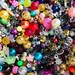 Bulk bead and findings Mystery mix assorted Venus blend surprise mix of glass , acrylic beads, findings, all colors metals  mystery lot 