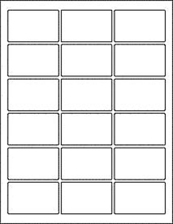 Large rectangle printable label packaging white matte label | Etsy