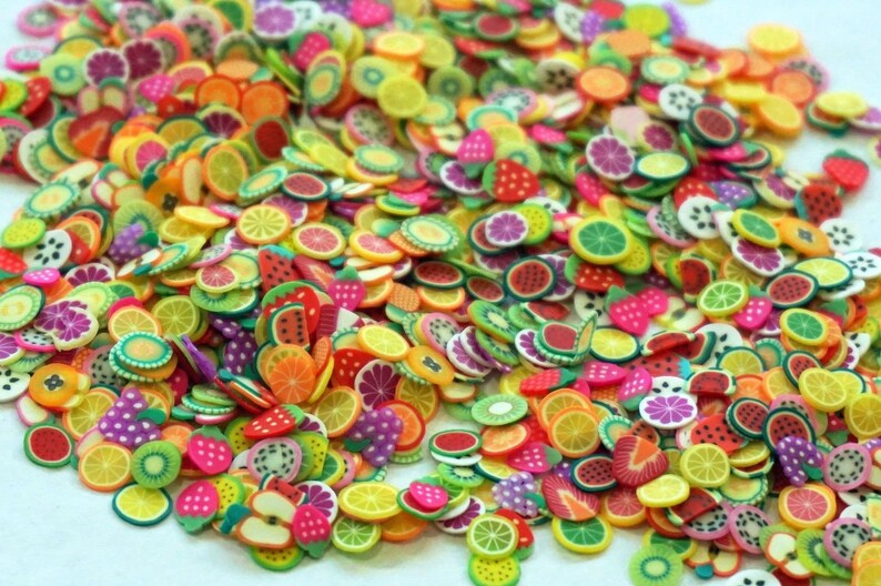 Polymer Clay Assorted Pieces Slices DIY Craft Random Nature Etsy